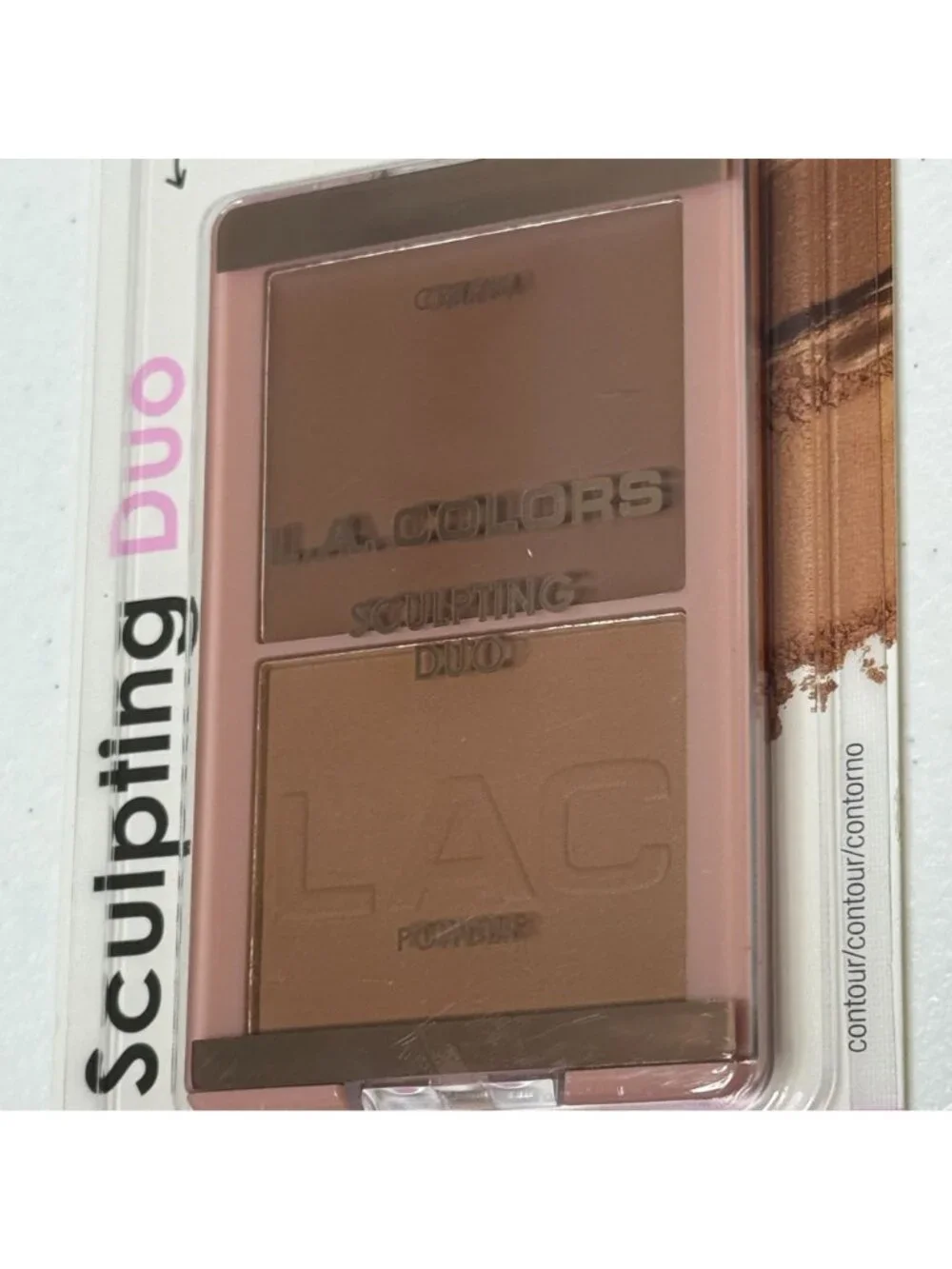 LA Colors Sculpting Duo Cream Powder Contour So Sculpted Blendable Makeup